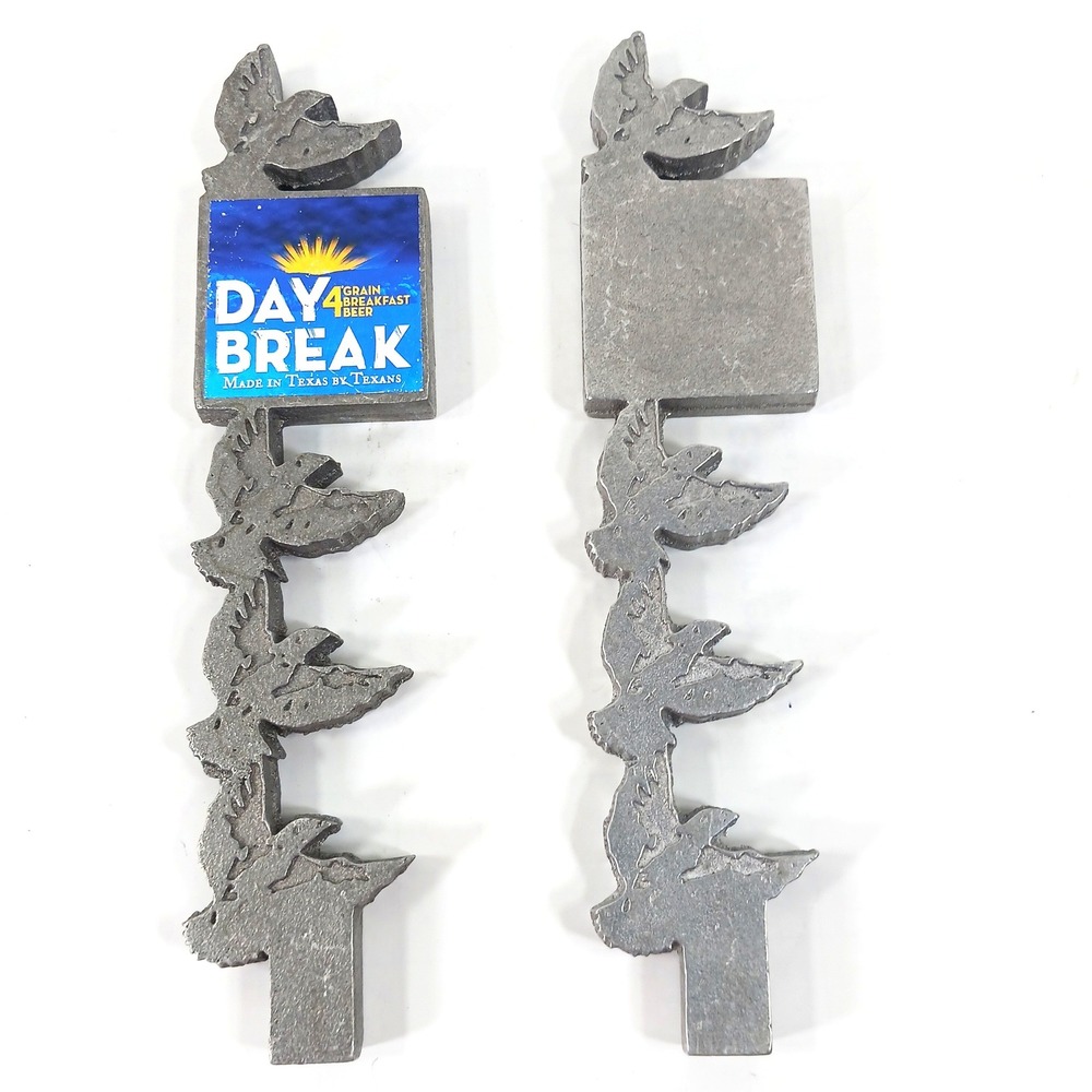 Martin House Day Break Beer Tap Handle Set Cast Metal Flying Birds Texas Craft